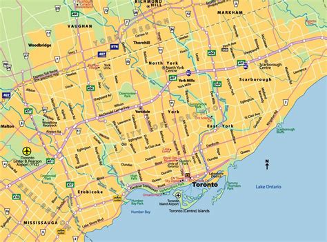 Toronto Map .